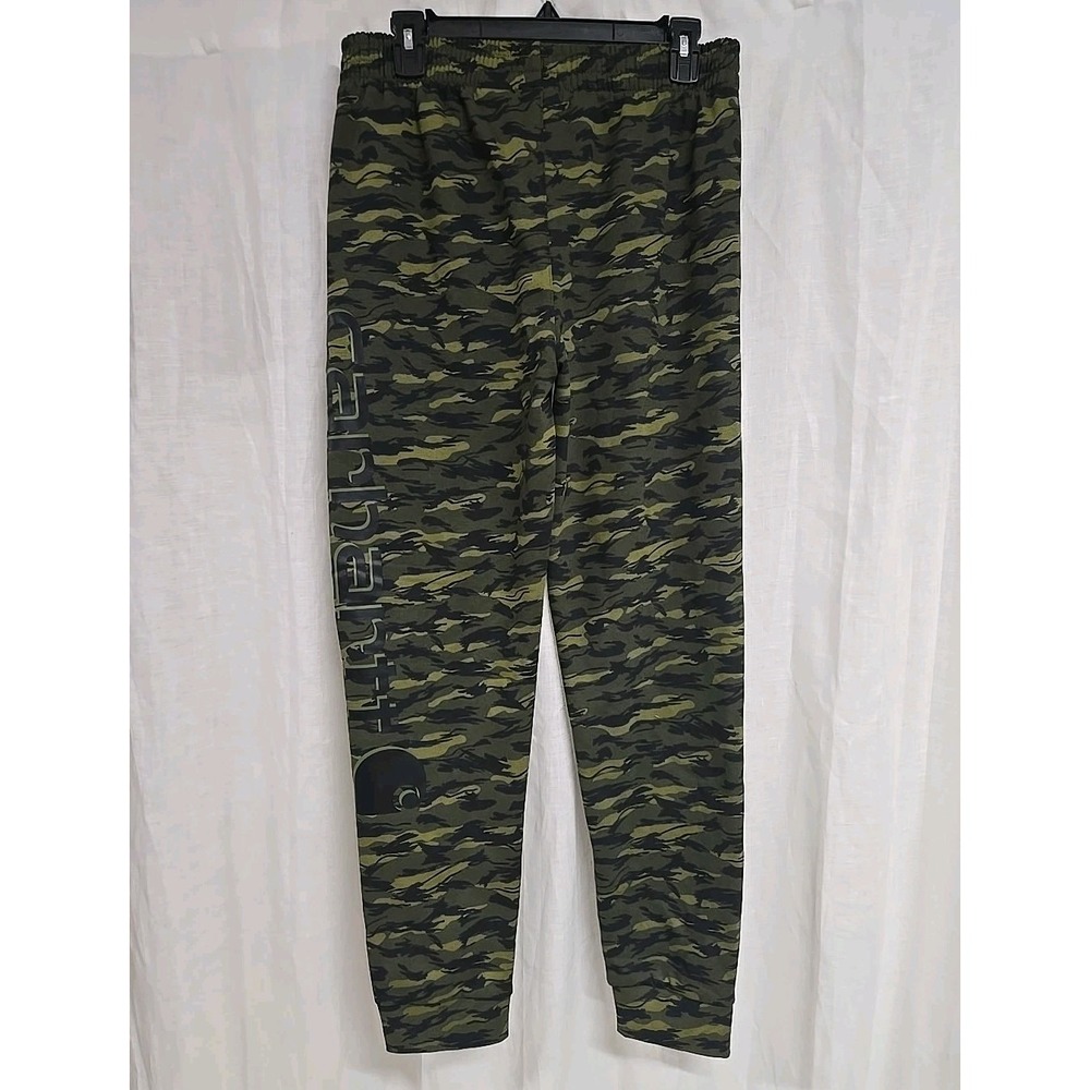 Carhartt Fleece Sweatpants Camouflage Logo Print Jogger Boys Size XL/18-20 - Picture 3 of 7